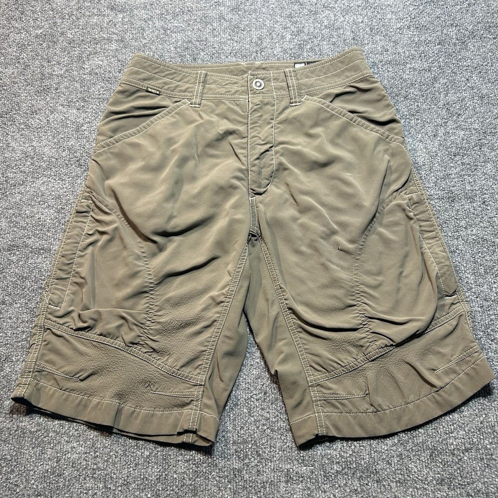 Kuhl Renegade Shorts Army Green, Mens Sz 30 Outdoor Active Hiking